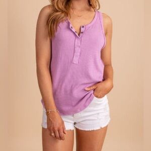 Lilac Sleeveless Tank Top